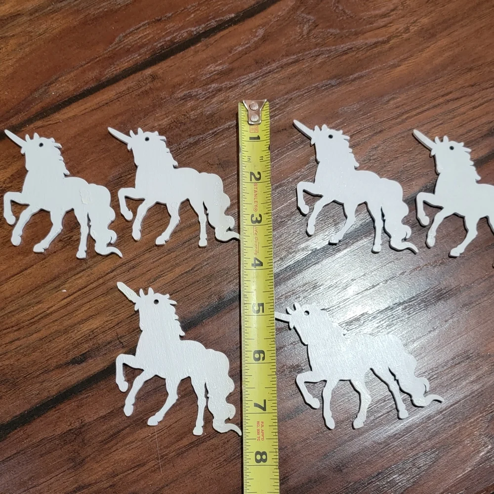 Unicorn wood cutouts - Picture 6 of 6